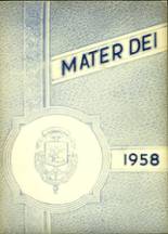 1958 St. Mary's High School Yearbook from Orange, Texas cover image