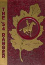 Rainelle High School 1954 yearbook cover photo