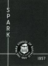 Park School of Buffalo 1957 yearbook cover photo