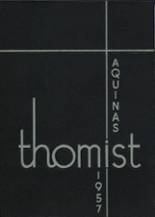 1957 Aquinas High School Yearbook from Southgate, Michigan cover image