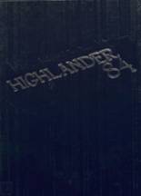 Highland High School 1984 yearbook cover photo