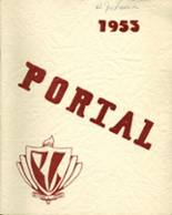 Central High School 1953 yearbook cover photo