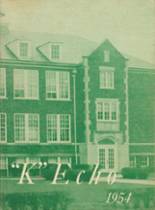 1954 Kenney Community High School Yearbook from Clinton, Illinois cover image