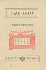1918 Alliance High School Yearbook from Alliance, Nebraska cover image