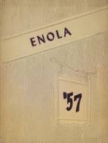 Enola High School 1957 yearbook cover photo