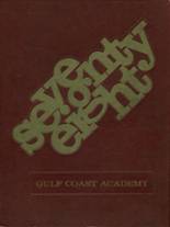 Gulf Coast Academy 1978 yearbook cover photo