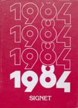 Dexter High School 1984 yearbook cover photo