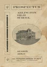 Arlington High School 1909 yearbook cover photo