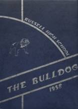 Russell-Tyler-Ruthton High School 1958 yearbook cover photo