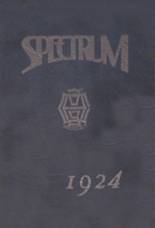 Compton High School 1924 yearbook cover photo