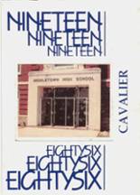 Middletown High School 1986 yearbook cover photo