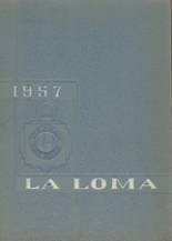 Los Alamos High School 1957 yearbook cover photo