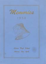 Adams High School 1950 yearbook cover photo