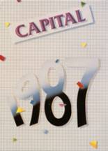 Capital High School 1987 yearbook cover photo