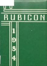 Evergreen High School 1954 yearbook cover photo