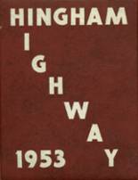 Hingham High School 1953 yearbook cover photo