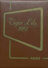 Port Allegany High School 1951 yearbook cover photo