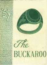 Breckenridge High School 1957 yearbook cover photo