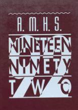 Arlington Memorial High School 1992 yearbook cover photo