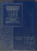 Notre Dame Academy 1953 yearbook cover photo