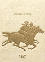 Mountain Empire High School 1952 yearbook cover photo