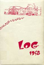 Lake Geneva High School 1958 yearbook cover photo