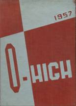 Oberlin High School 1957 yearbook cover photo