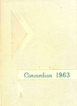 Concord High School 1963 yearbook cover photo