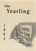 Campus High School 1963 yearbook cover photo