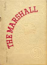 Marshall County High School 1951 yearbook cover photo