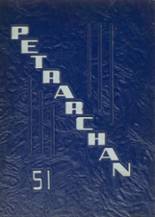 St. Peter's High School 1951 yearbook cover photo