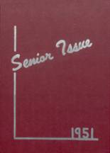 Monroe High School 1951 yearbook cover photo