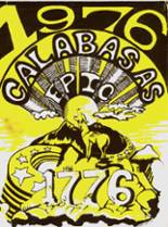 Calabasas High School 1976 yearbook cover photo