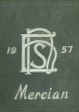 Holy Name of Jesus High School 1957 yearbook cover photo