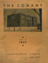 Conant High School 1937 yearbook cover photo