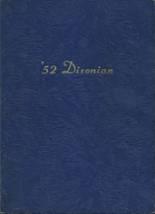 Dixon High School 1952 yearbook cover photo