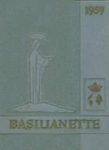 1959 St. Basil Academy Yearbook from Philadelphia, Pennsylvania cover image