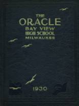1930 Bay View High School Yearbook from Milwaukee, Wisconsin cover image