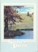 1983 Glencoe High School Yearbook from Glencoe, Oklahoma cover image