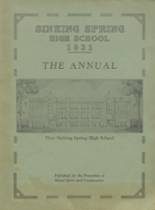Sinking Spring High School 1931 yearbook cover photo