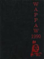 Paw Paw High School 1990 yearbook cover photo