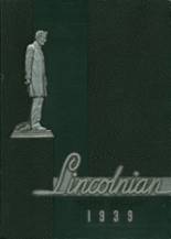 Lincoln High School 1939 yearbook cover photo