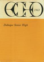 Dubuque High School 1963 yearbook cover photo