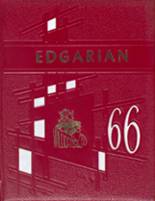 Edgar High School 1966 yearbook cover photo