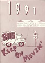 Buckfield High School 1991 yearbook cover photo