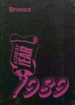 Wauneta High School 1989 yearbook cover photo