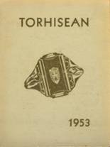 Toronto High School 1953 yearbook cover photo