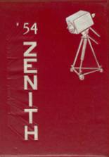 Central High School 1954 yearbook cover photo