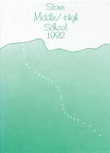 1992 Stowe High School Yearbook from Stowe, Vermont cover image