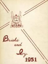 Milne High School 1951 yearbook cover photo